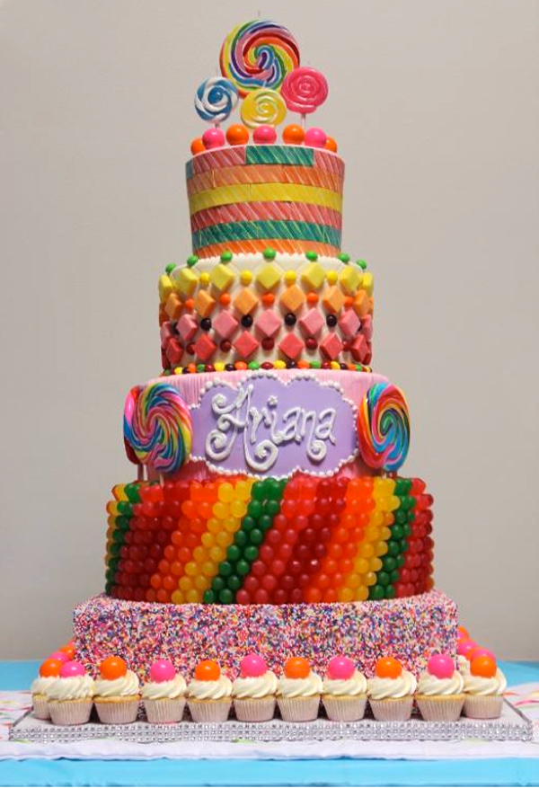 Candy Birthday Cake 