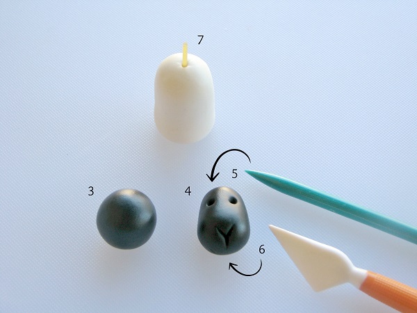 Step 2: Inserting Spaghetti and Shaping Head