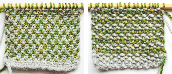 Two-color Linen stitch