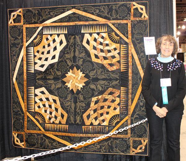 Petersen's "Roman Tiles" at AQS Phoenix Quilt Shows