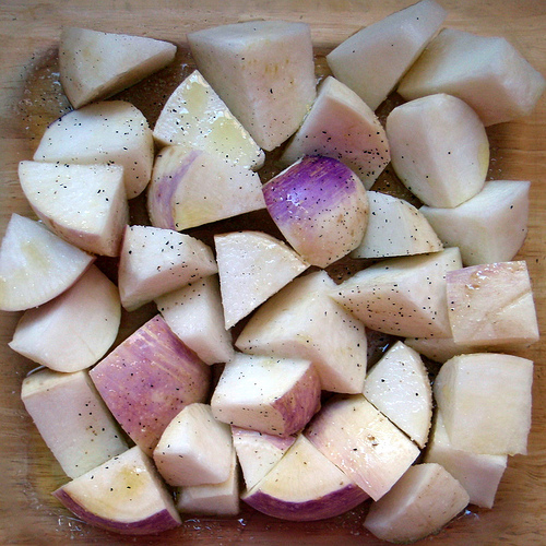 Cut Turnips