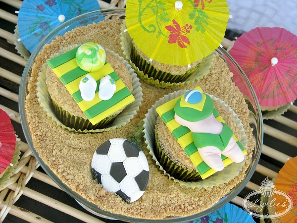 Beach Cupcake Toppers 