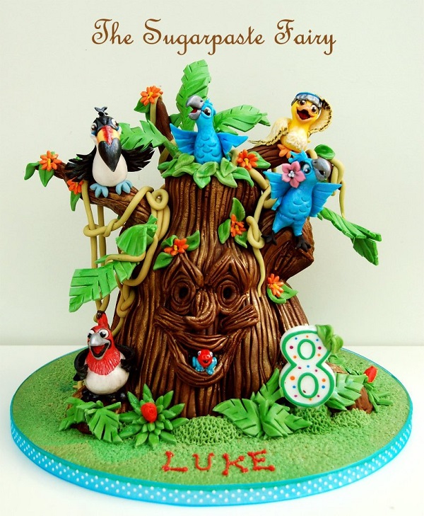 Sculpted Jungle Rio Cake