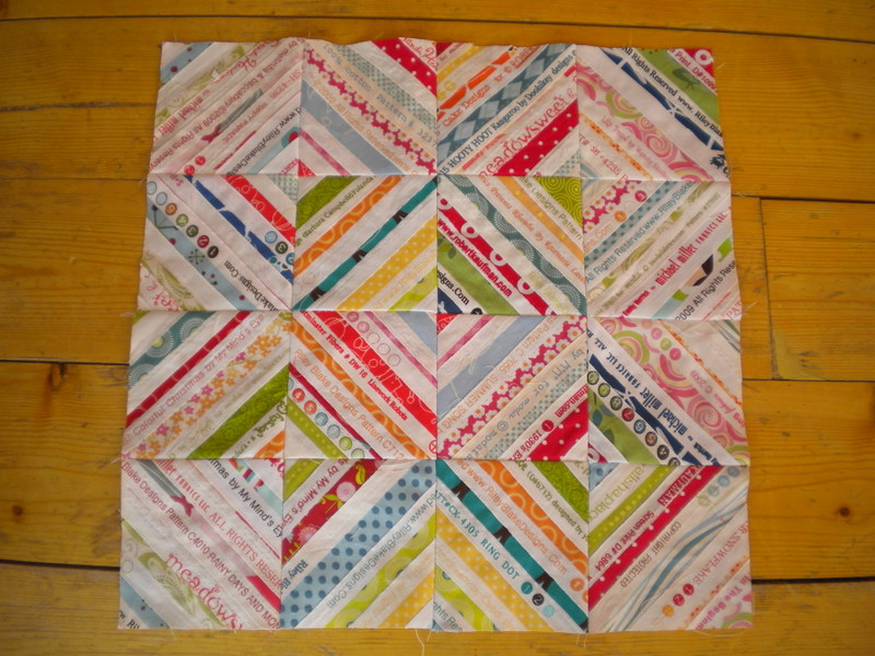 Quilt Made with Selvedges