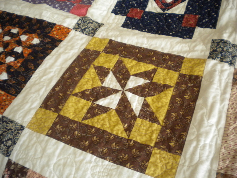 Quilt with Star Block 