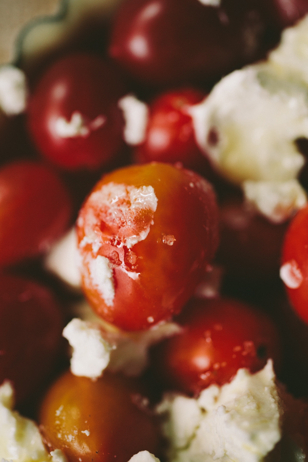 Tomatoes and Goat Cheese in Savory Tart