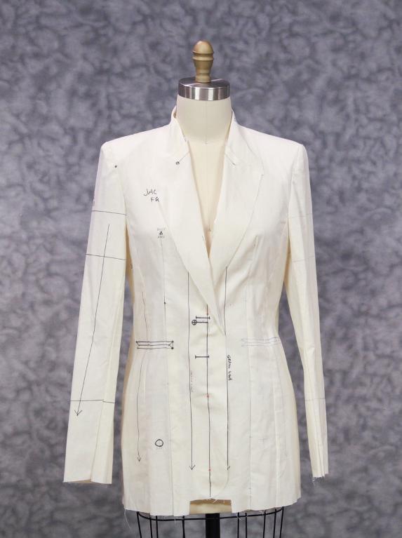 Muslin Jacket on Dressform