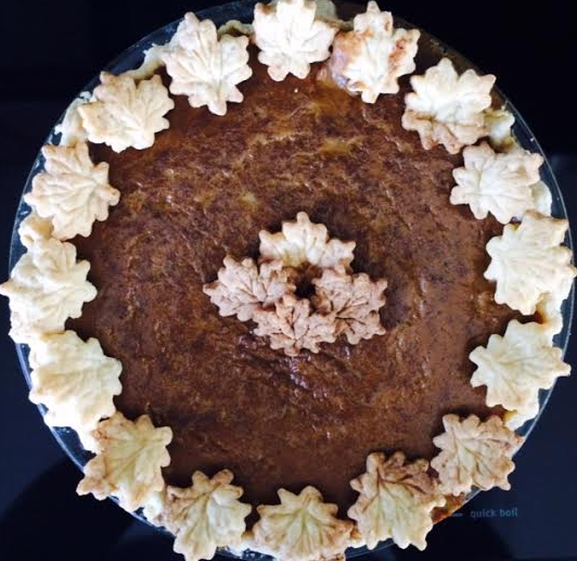 Pumpkin Pie with Decorative Crust - By Bluprint Member Miss Cara