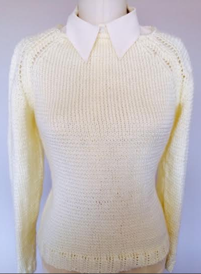 White Knit Sweater by Bluprint Member Miss Cara