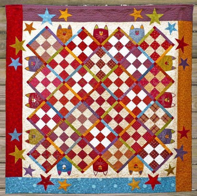 Patched Cat Quilt - Craftsy Member Pattern