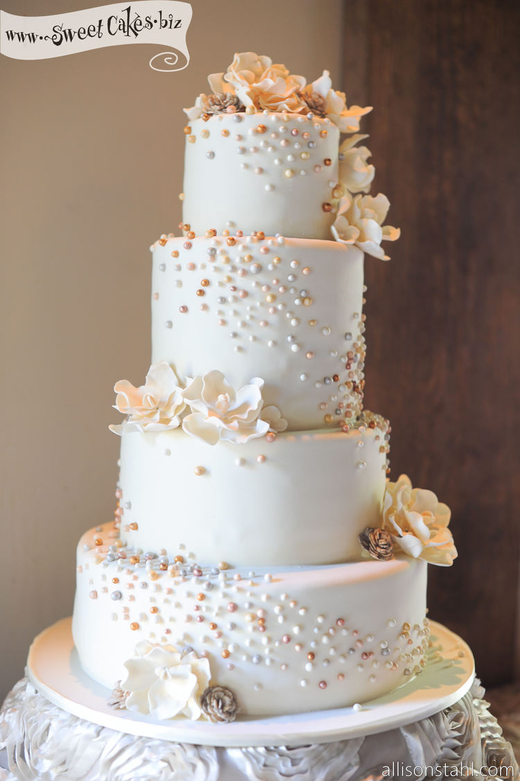Top 10 Wedding Cakes With Pearls Elegant Inspiration