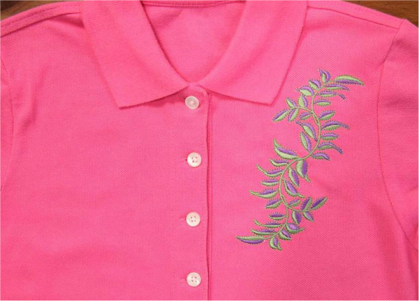 Golf Shirt Embroidery on Craftsy.com