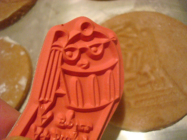 Clean Rubber Stamp for Cookies