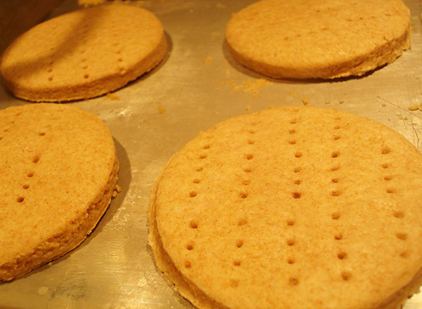 British Biscuits in the Oven