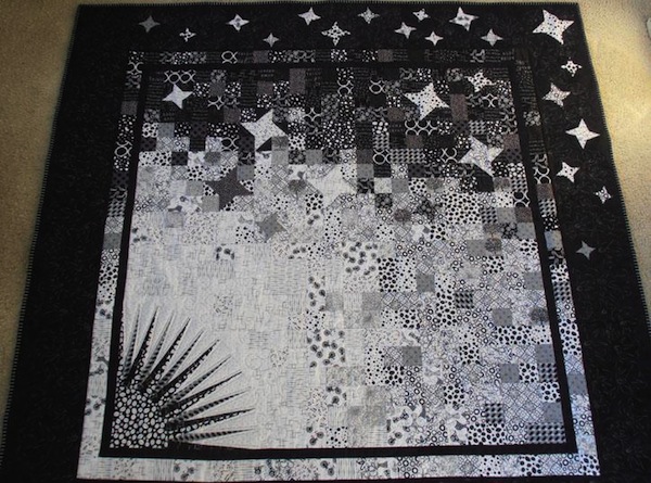 Asymmetrical stars Quilt - Member Pattern on Bluprint 