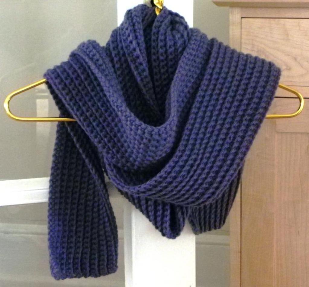 Chunky ribbed scarf - Bluprint.com 