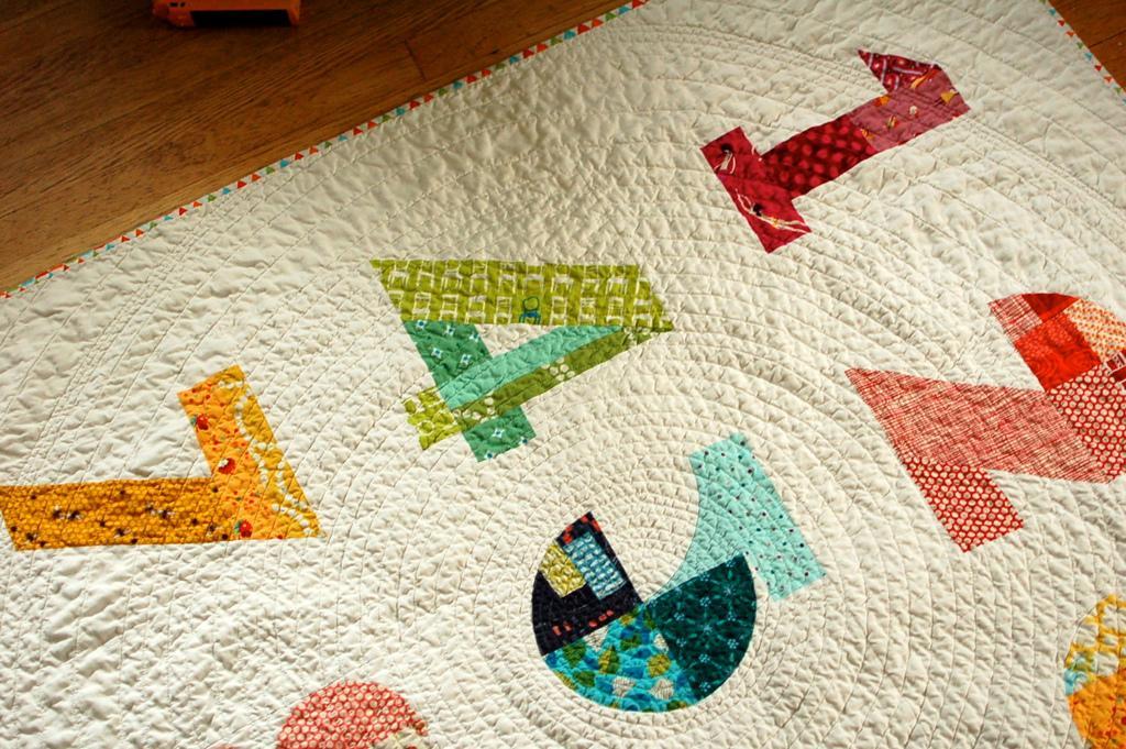 Free Numerals Craftsy Quilt Pattern - available on Craftsy.com