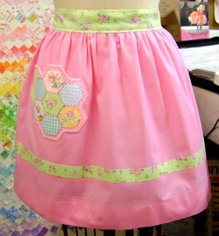 Machine Embroidered Apron 