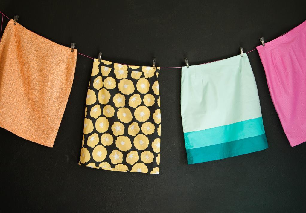 Skirts Hanging on a Line - from Garment Basics with Brett Bara