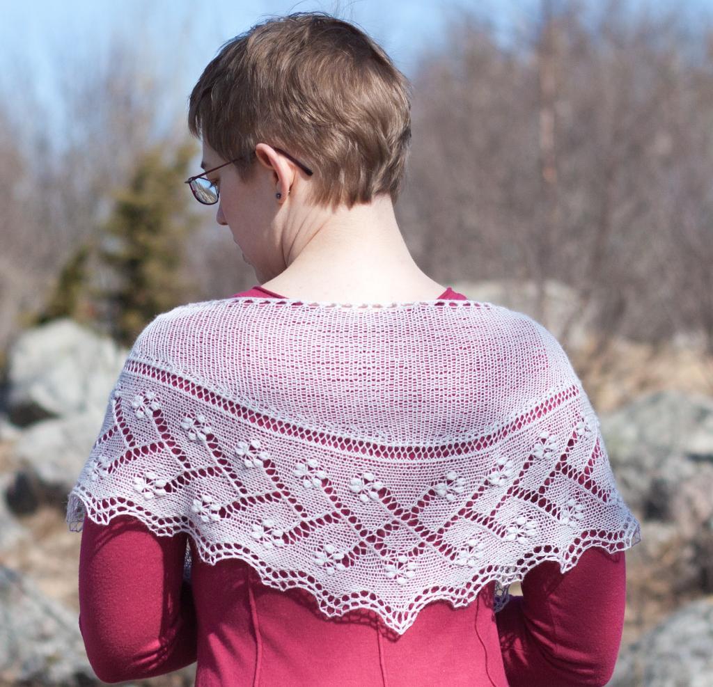 Estonian lace Malva shawl