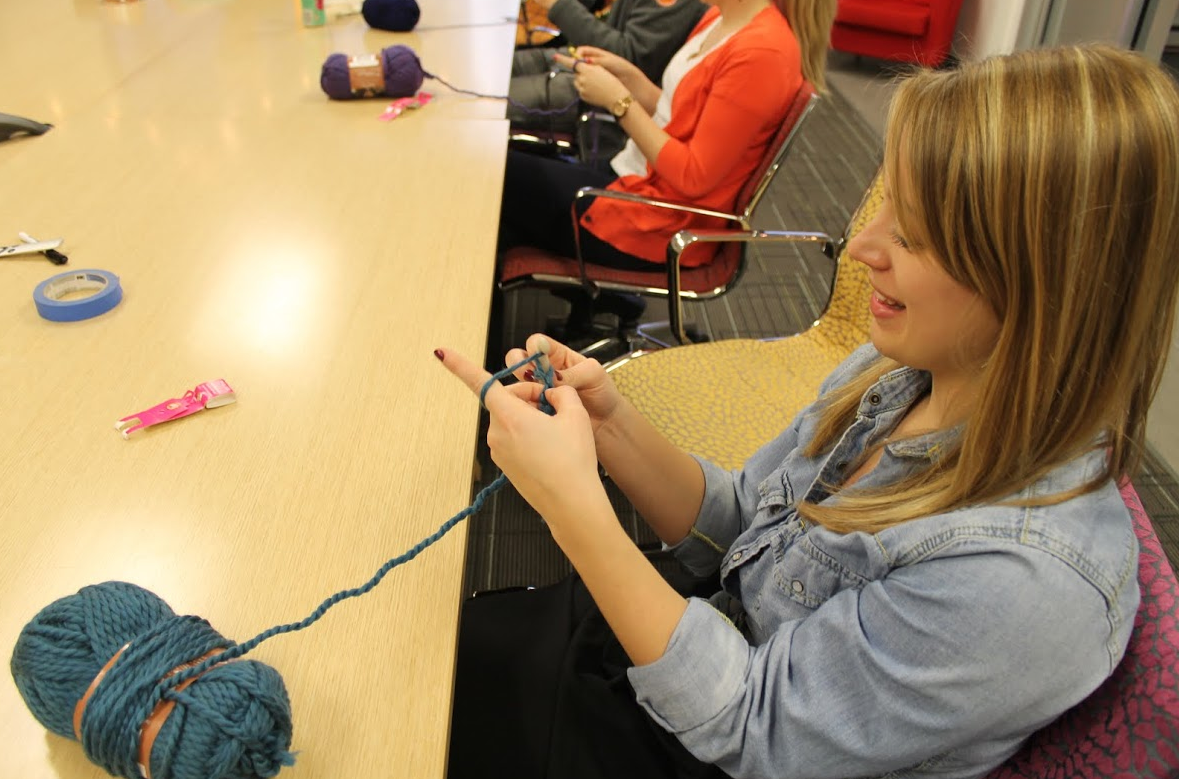 Employee Learning Crochet