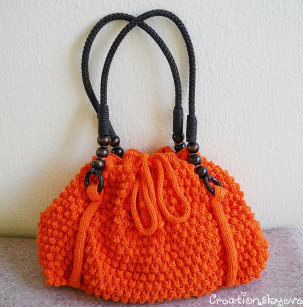 Bobble Knit Shoulder Bag