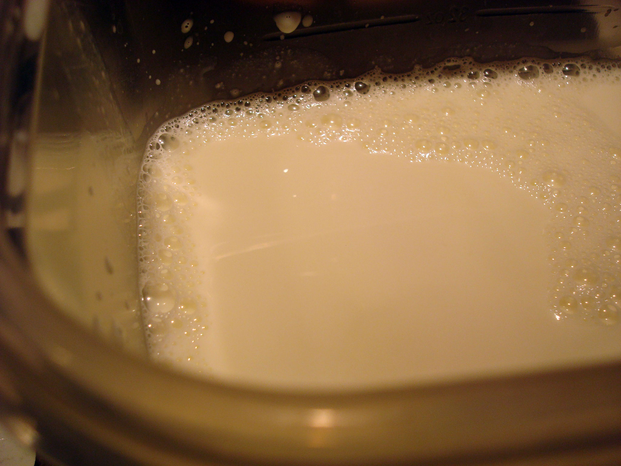 Yogurt Transferred to Container