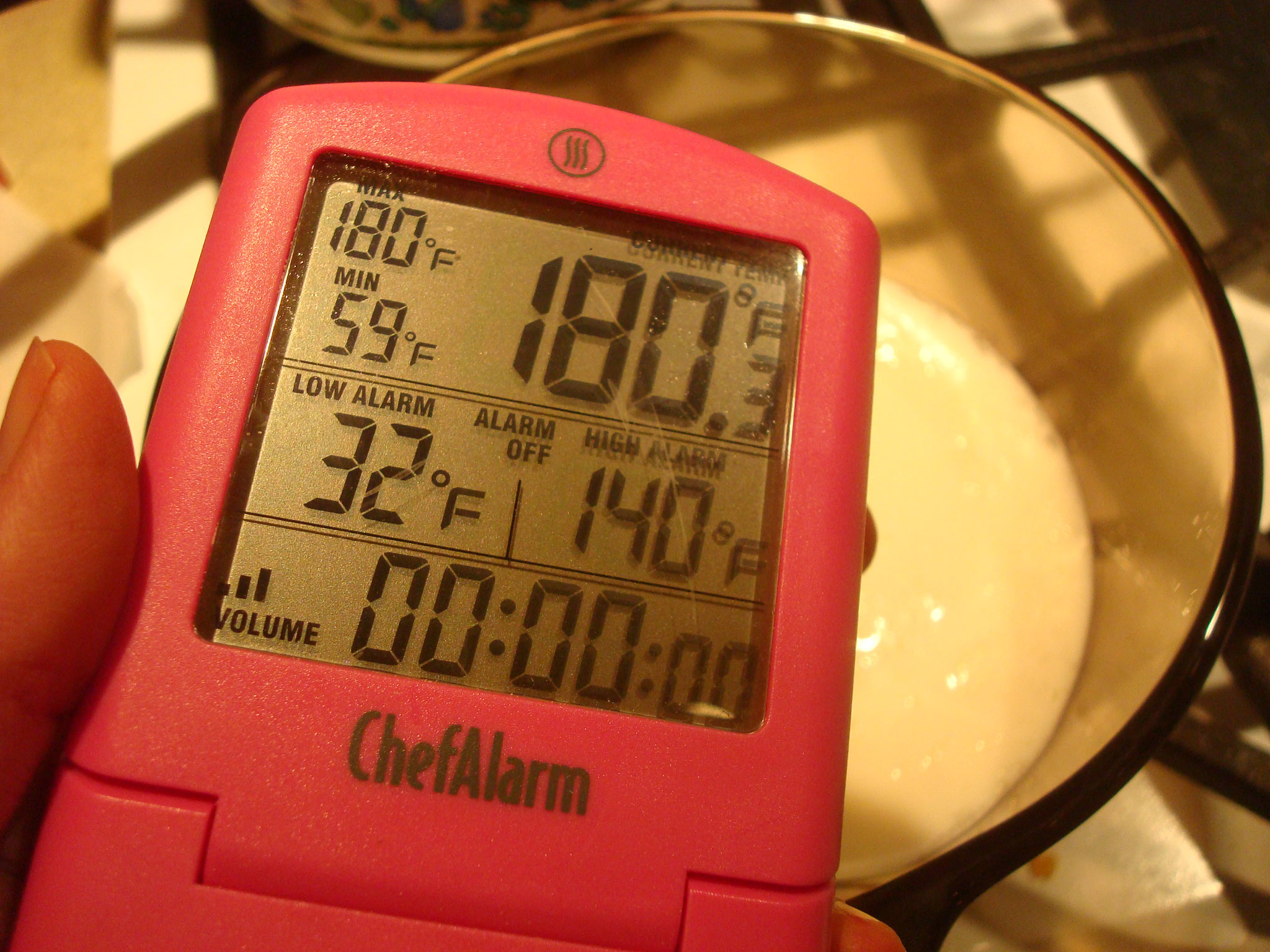 Measuring Time and Temperature with Making Yogurt