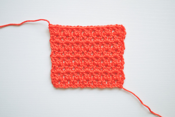 Crochet the rope stitch