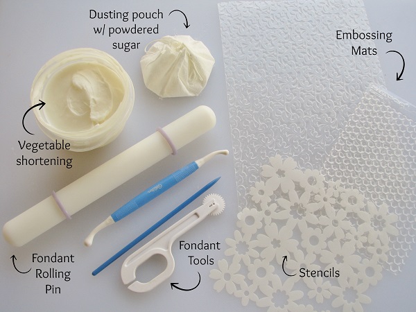 Tools Needed for Texturing Fondant