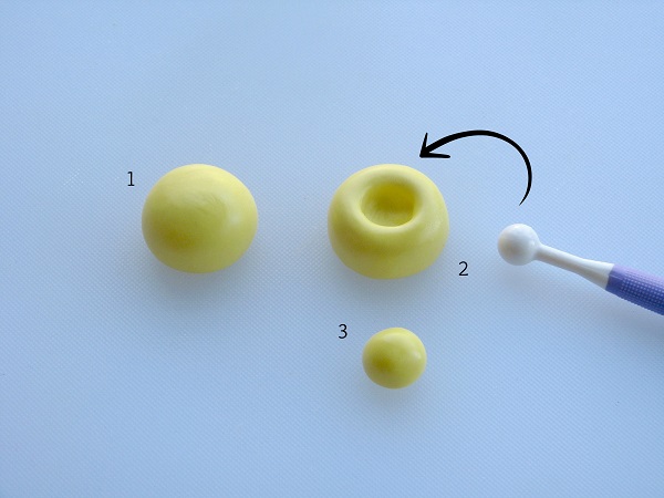 Balls of Yellow Fondant