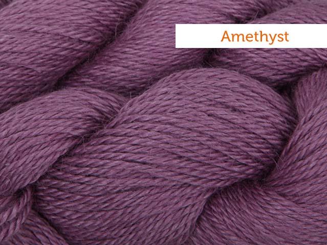 Amethyst Blue Sky Alpaca silk yarn