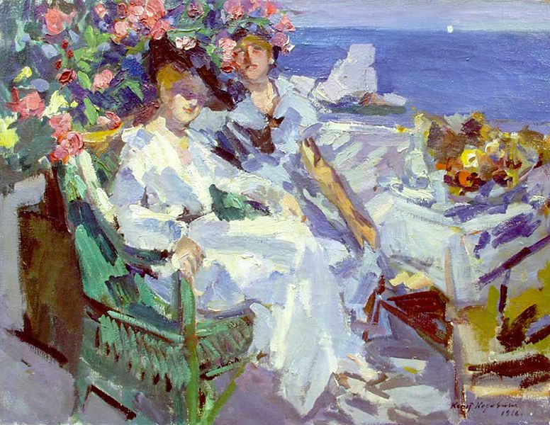 "On Terrace" by Konstantin Korovin