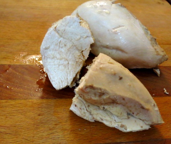 Perfectly cooked chicken breast