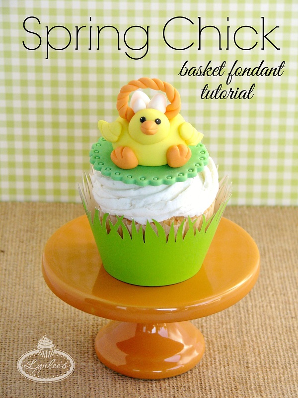 Easter cupcake topper