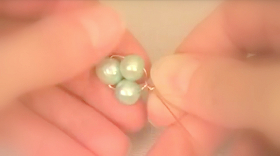 Bird's Nest Necklace Being Made