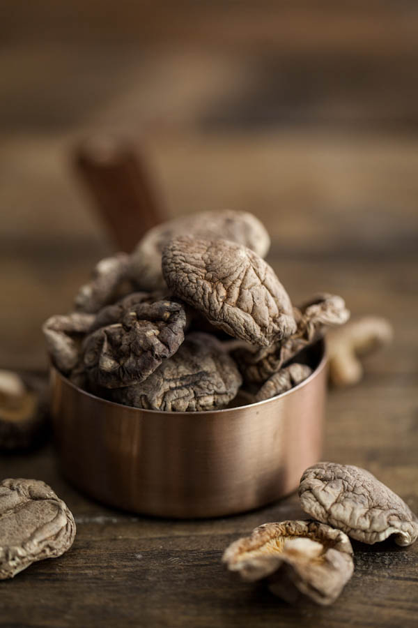 Dried shiitake mushrooms