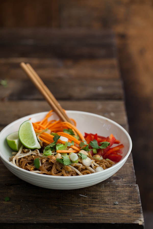 Vegetarian Pad Thai: Finished Dish 