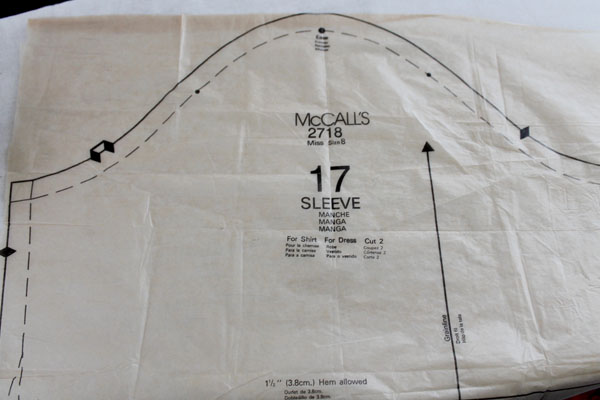 McCall's Sleeve Pattern