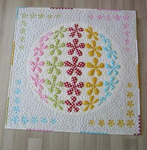 Flower Power Applique Quilt Pattern