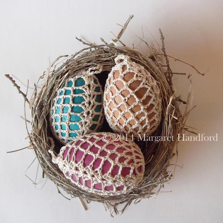 Pineapple lace crochet egg cover