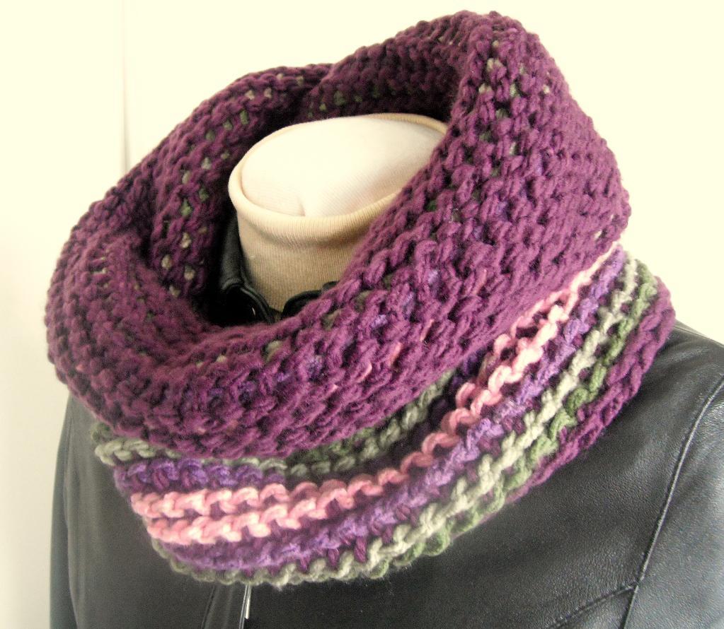 Tunisian infinity scarf