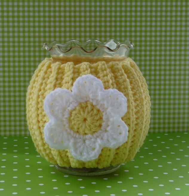 Daisy jar cozy: Bluprint Member Pattern