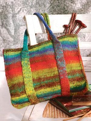 Noro felted tote - Pattern Available on Craftsy.com