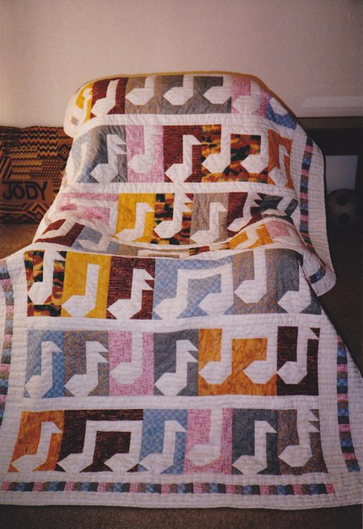 Music Notes Quilt - Craftsy Member Quilt