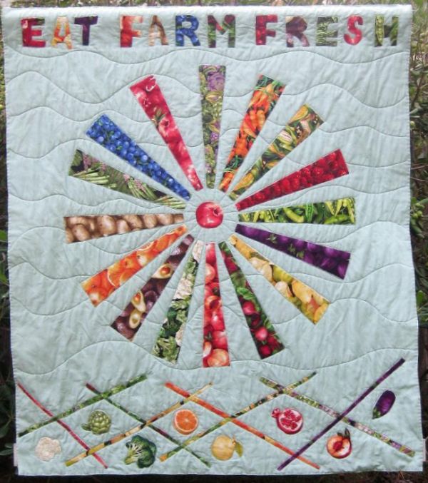 Eat Farm Fresh - Fusible Appliqué Quilt