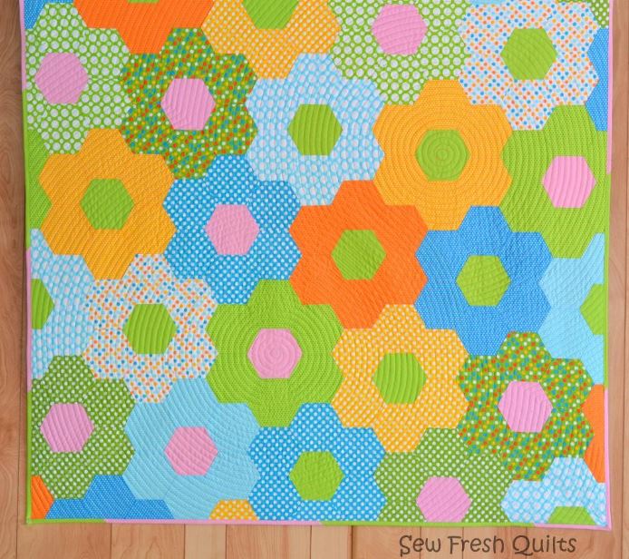 Modern Flower Garden Quilt