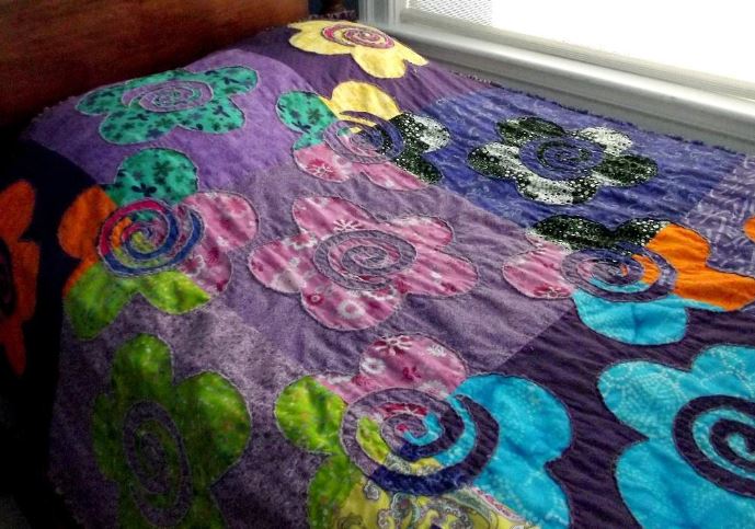 Hippie Flower Quilt