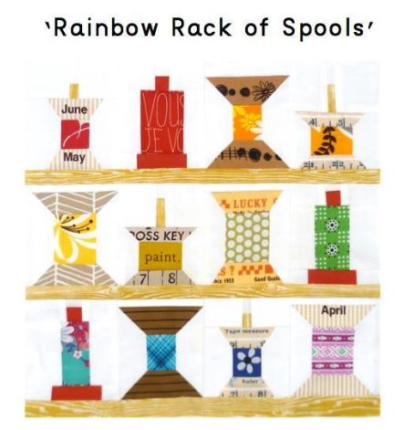 Rainbow Rack of Spools