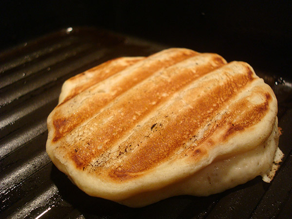 Fresh Waffles at Home on the Grill Pan